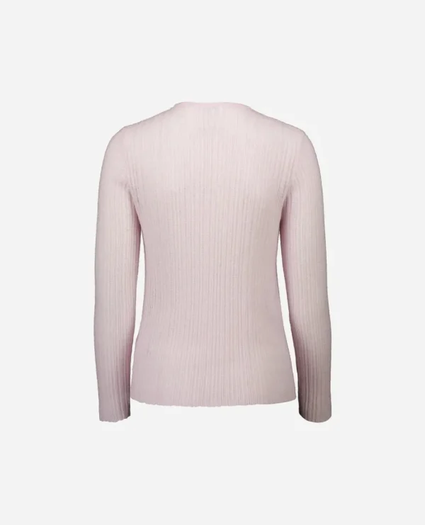 Allude Cashmere Sweater in Rose