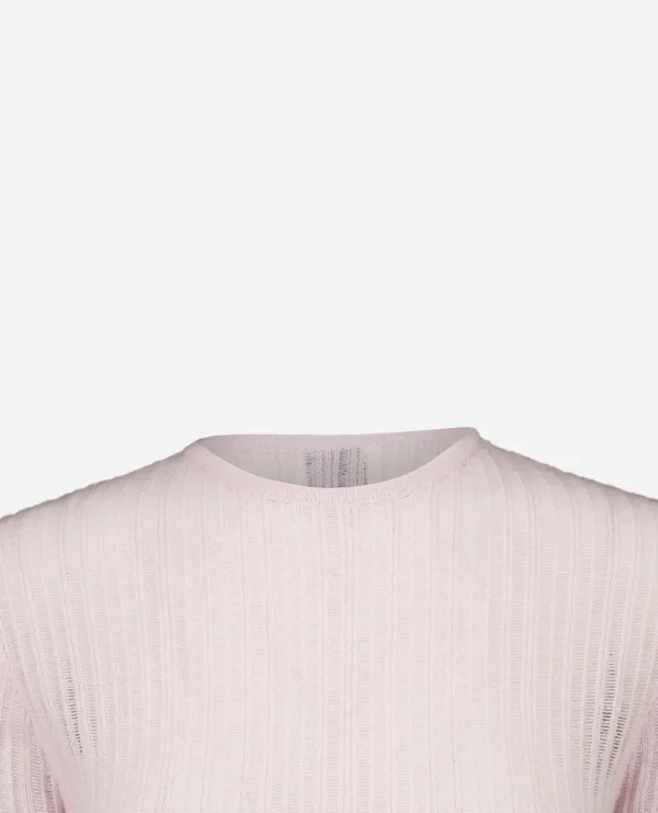 Allude Cashmere Sweater in Rose