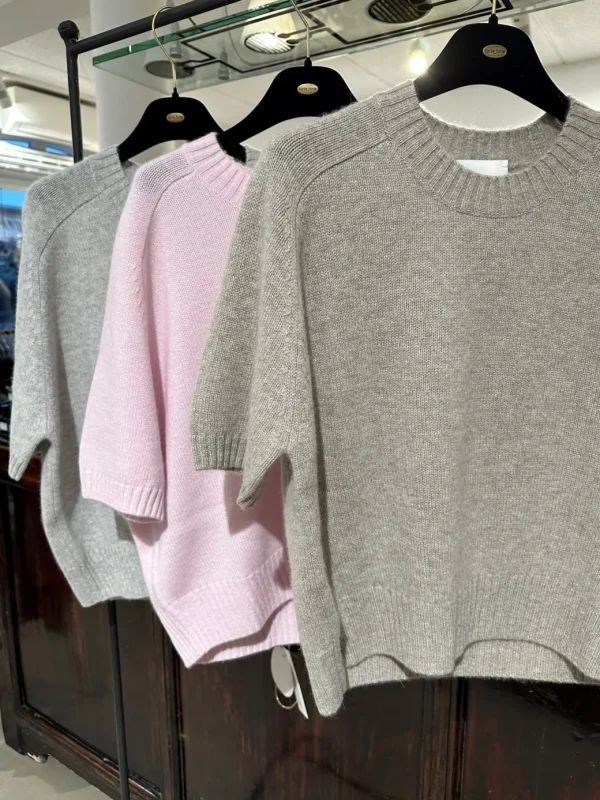 Allude Cashmere Sweater kort ærme