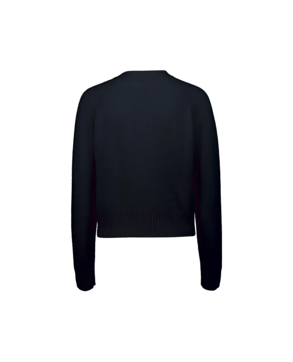 ALLUDE RUND HALS CASHMERE NAVY