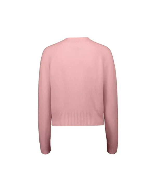 ALLUDE RUND HALS CASHMERE BUBBLEGUM