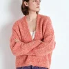 AMERICAN VINTAGE CARDIGAN MOULDED  GAZPACHO