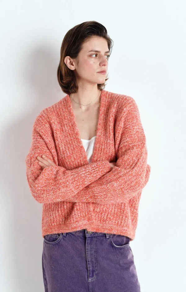 AMERICAN VINTAGE CARDIGAN MOULDED GAZPACHO