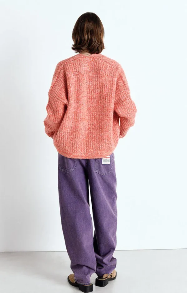 AMERICAN VINTAGE CARDIGAN MOULDED  GAZPACHO