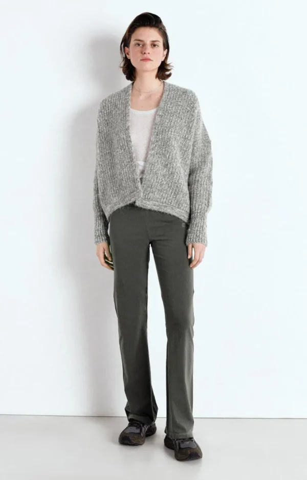 AMERICAN VINTAGE CARDIGAN EAST MOULDED TURTLE