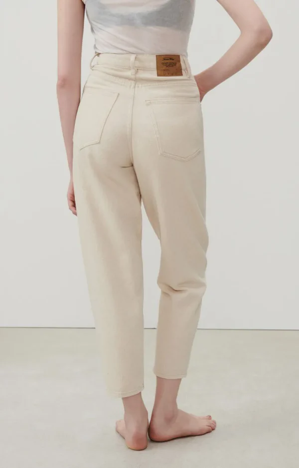 American Vintage Carrot Jeans Tineborow Ecru