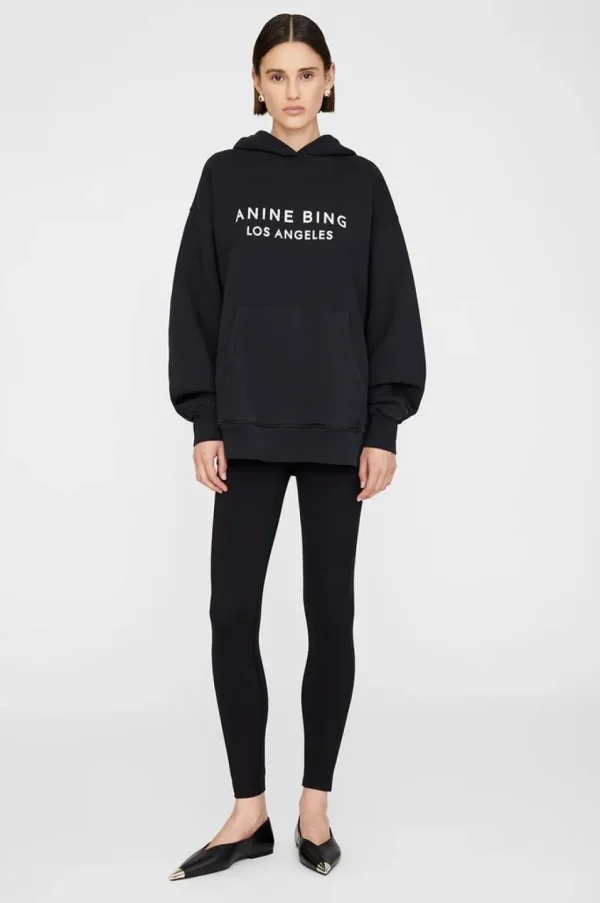 Anine Bing Alto Hoodie Black
