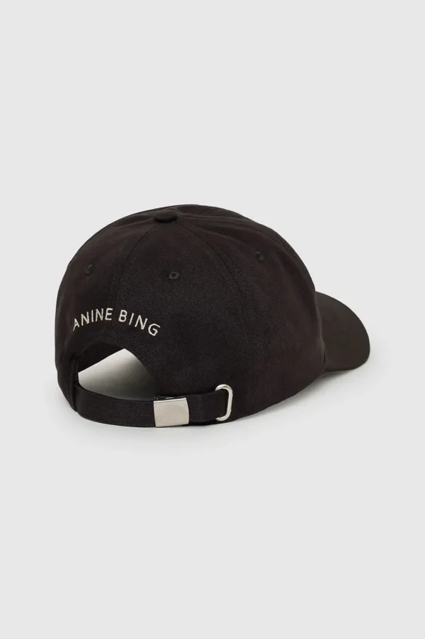 Anine Bing Baseball Cap AB Vintage Black
