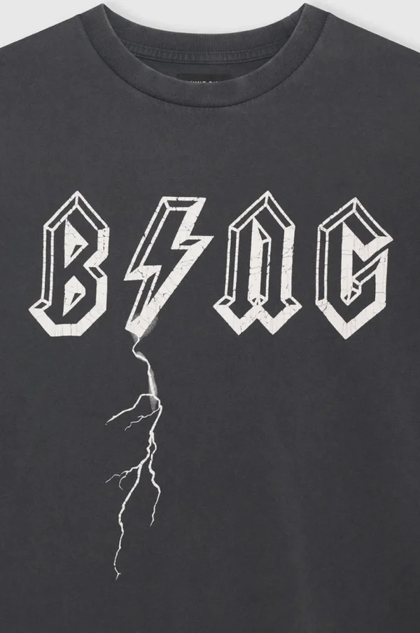 Anine Bing Bolt Tee Black