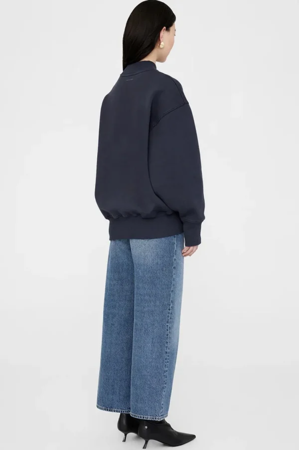 Anine Bing Bradie Sweatshirt Bing Navy