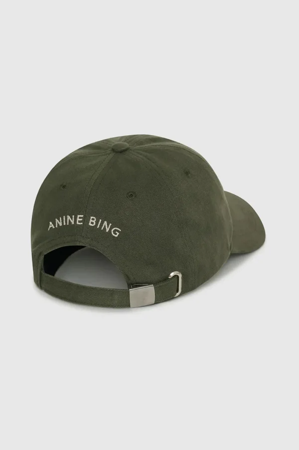 Anine Bing Jeremy Baseball Cap AB Dark Olive