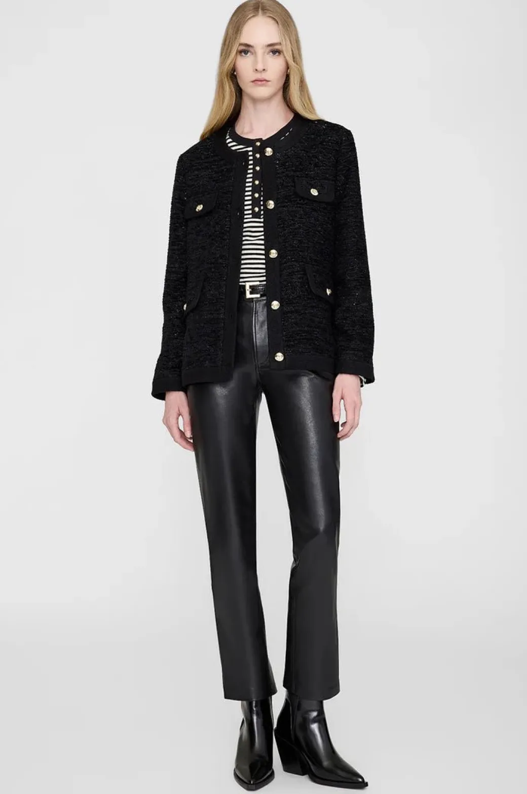 anine_bing_lydia_jacket_b_2.webp Anine Bing Lydia Jacket Black Shine