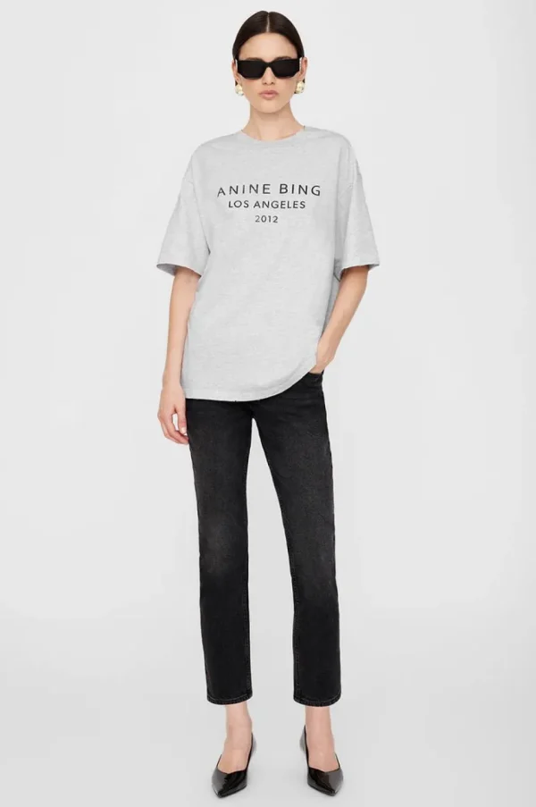 Anine Bing Myers Tee Heather Grey