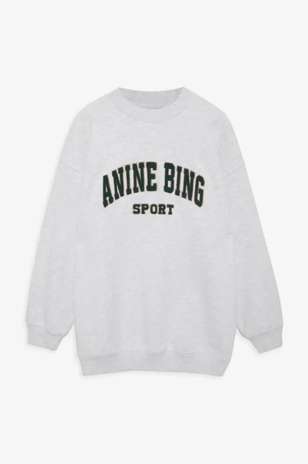 Anine Bing Tyler Sweatshirt - Heather Grey