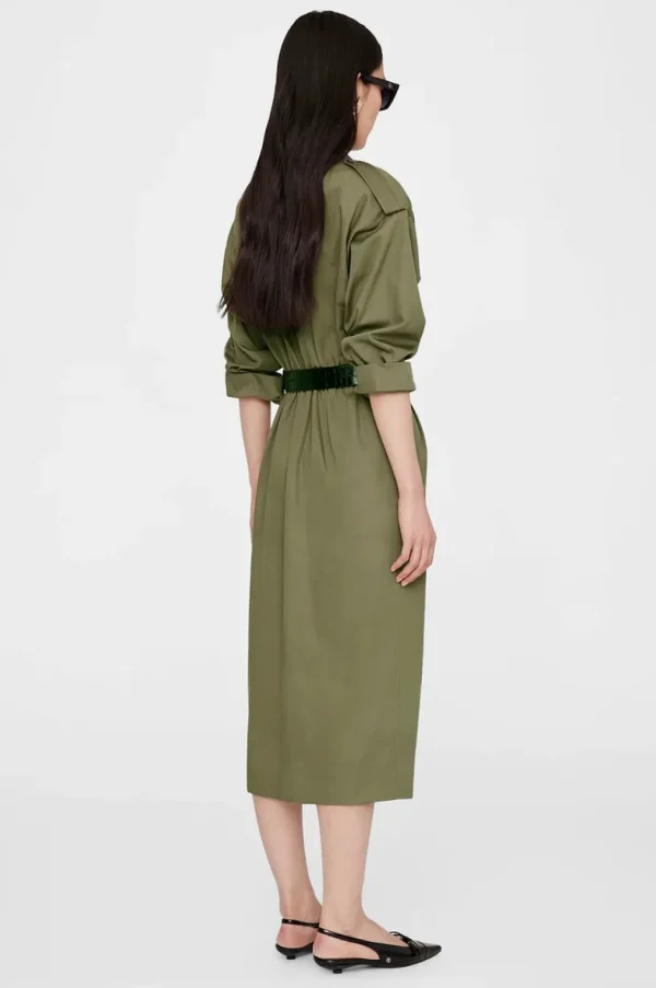 Anine Bing Zelda Dress Olive