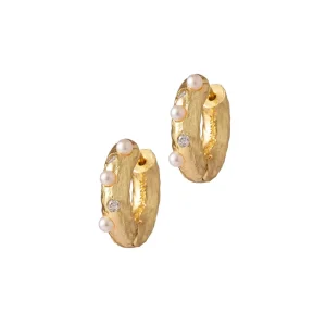 Anni Lu Gem in a Hoop Earrings