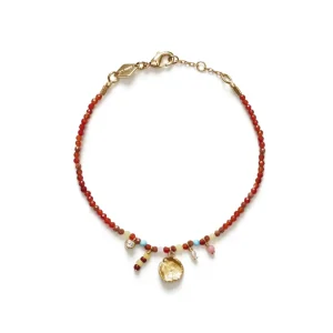 Anni Lu Maroon Harmony Bracelet