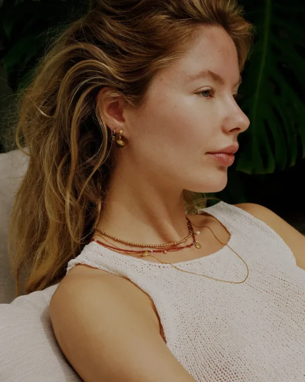Anni Lu Maroon Harmony Necklace