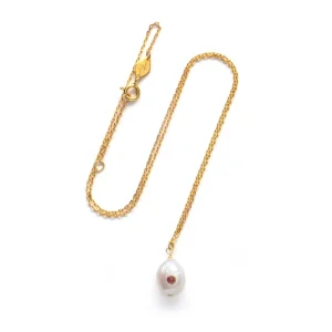 Anni Lu Pearl Necklace Ruby