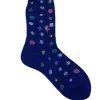 Antipast Socks Polka Flower Navy