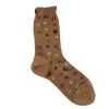 Antipast Socks Polka Flower Brown