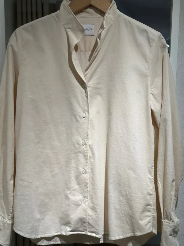 Bagutta Brooke Shirt Cream Babyfløjl