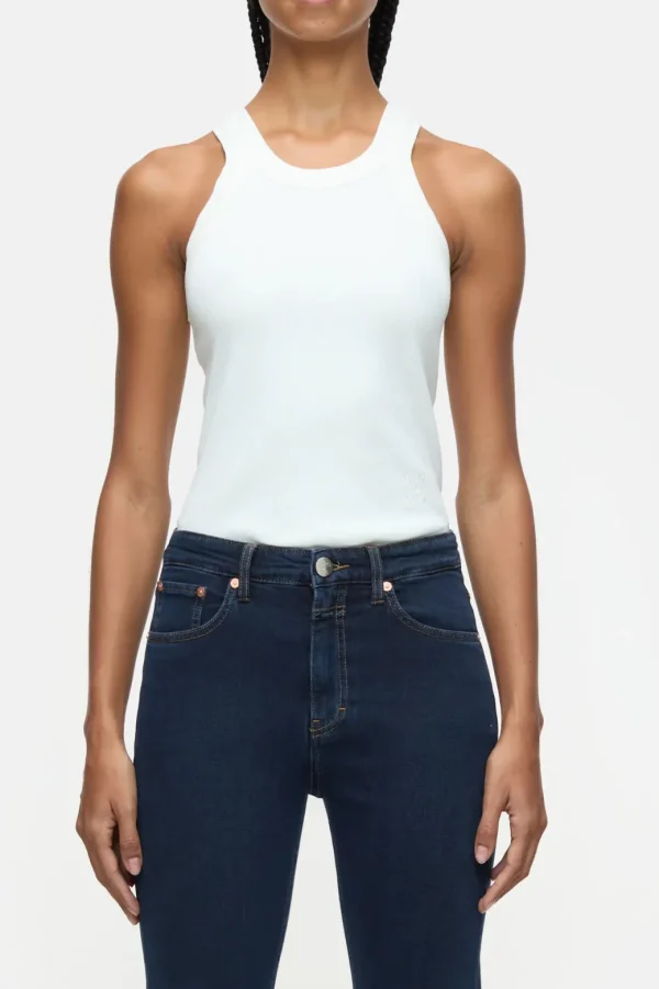 CLOSED RACER TOP WHITE