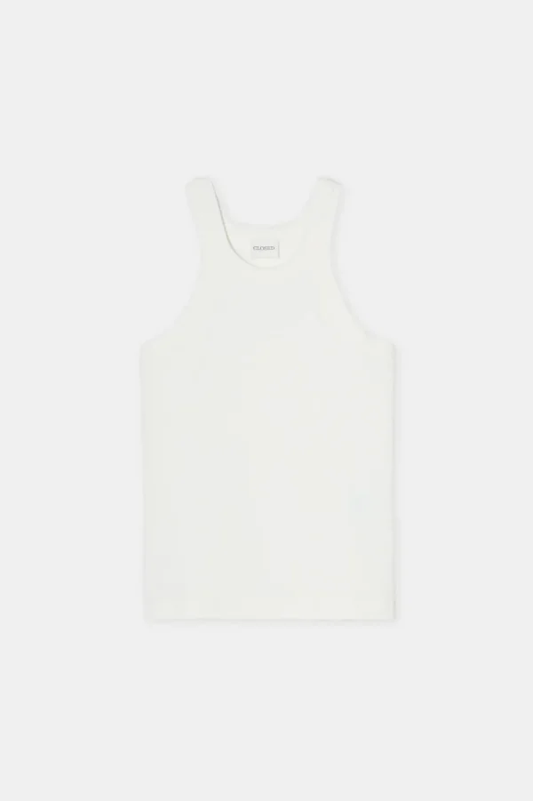 CLOSED RACER TOP WHITE