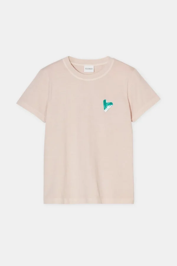 CLOSED T-SHIRT DUSTY ROSE
