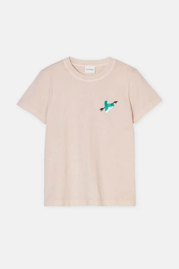 CLOSED T-SHIRT DUSTY ROSE