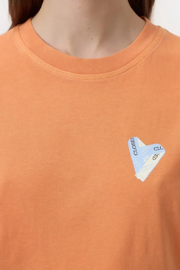 CLOSED T-SHIRT PUMPKIN ORANGE