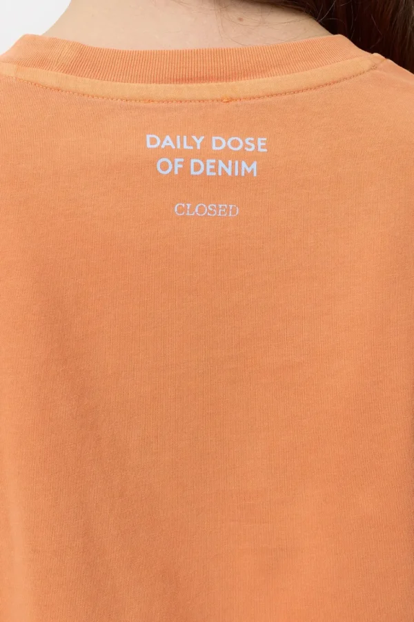 CLOSED T-SHIRT PUMPKIN ORANGE