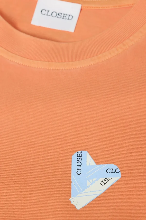 CLOSED T-SHIRT PUMPKIN ORANGE