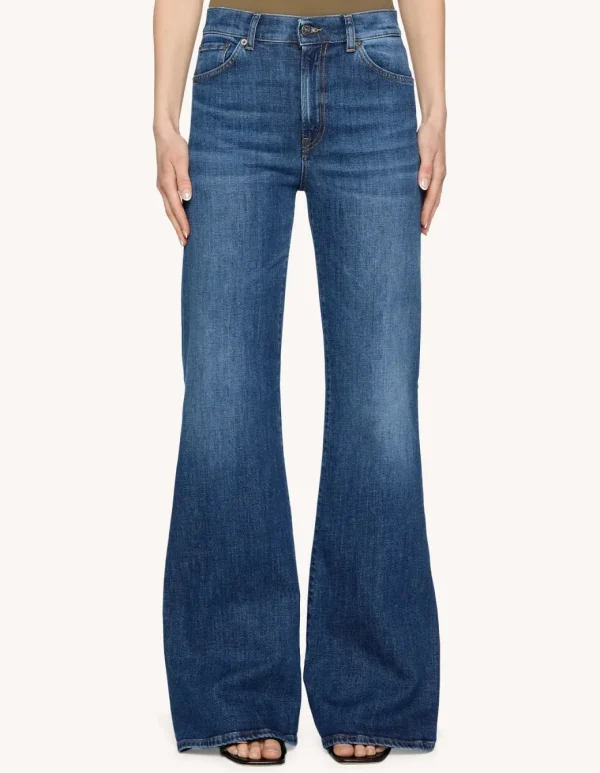 Dondup Amber Wide Leg High Waisted Jeans