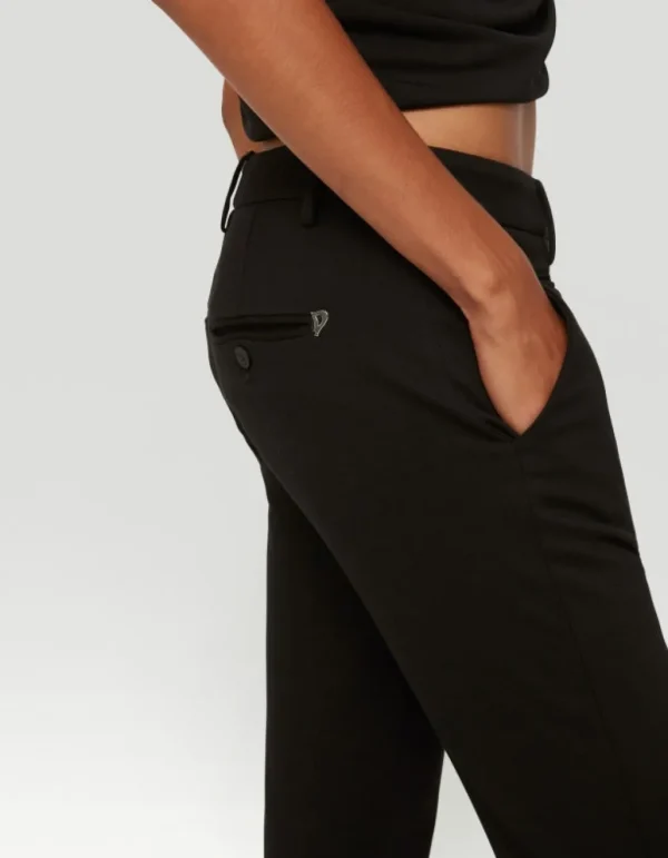 Dondup Perfect Slim-Fit Trousers in Jersey