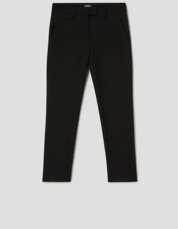 Dondup Perfect Slim-Fit Trousers in Jersey