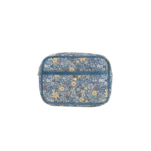 Fan Palm Beauty Bag Blue Flower