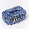 Fan Palm Beauty Bag Blue Blossom
