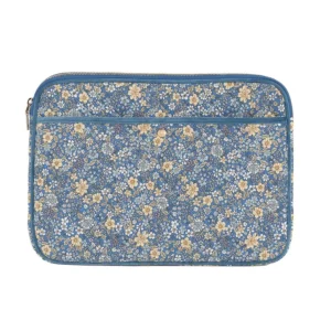 Fan Palm Blue Flower Laptop Sleeve
