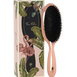 Fan Palm Hair Brush Medium Blush