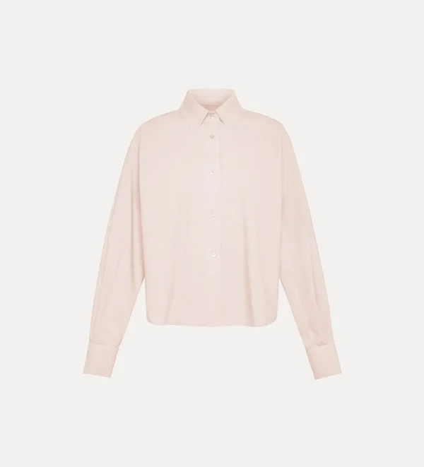 forte_forte boxy–fit shirt in poplin