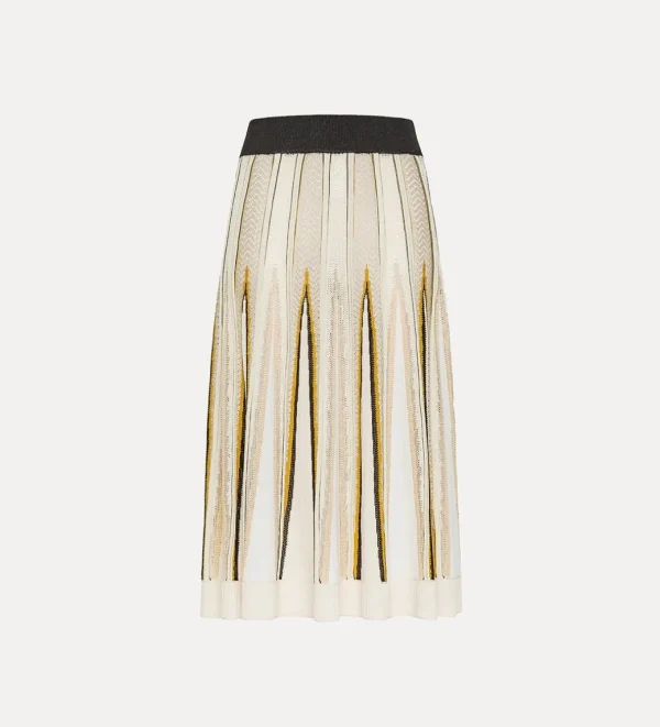 FORTE_FORTE CHEVRON INTARSIA SKIRT