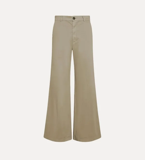 FORTE_FORTE ESSENTIAL TROUSERS IN BRUSHED COTTON TWILL