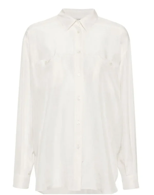 forte_forte habotai silk shirt frangipani