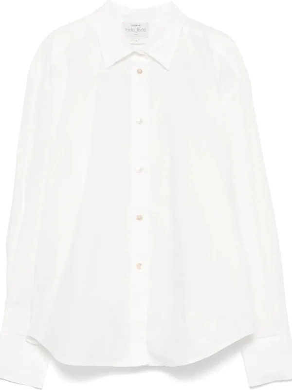 forte_forte poplin shirt white