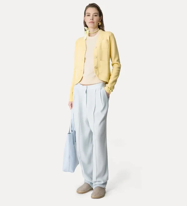 forte_forte round neck  knit in cashmere and wool