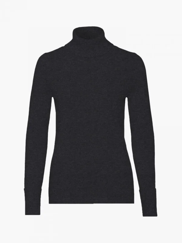 FTC cashmere rullekrave charcoal