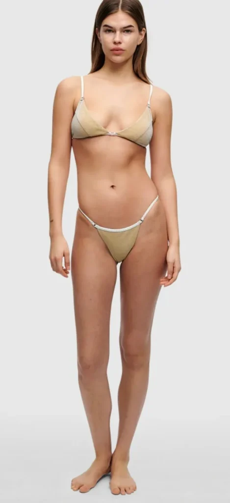 Hanne Bloch - Ivory Glitter Brazilian Bikini