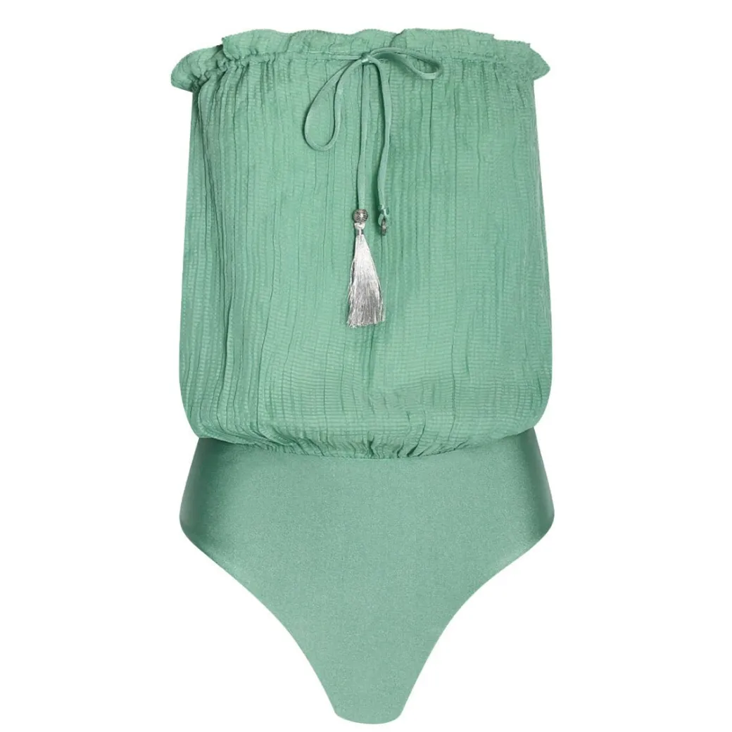hanne_bloch_bandeau_silk__2.webp Hanne Bloch Bandeau Silk Swimsuit Ocean