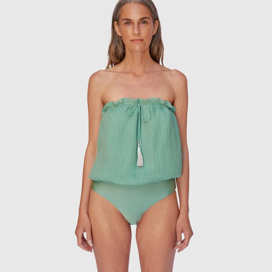 hanne_bloch_bandeau_silk__3.webp Hanne Bloch Bandeau Silk Swimsuit Ocean